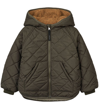 Liewood Termojakke/Fleecejakke - Jackson - Vendbar - Army Brown 