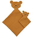 Liewood Comfort Blanket - Alya Bear - Golden Caramel