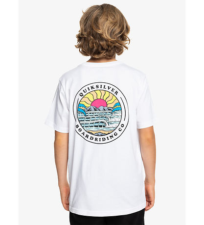Quiksilver T-shirt - Lots Of Rights - Hvid m. Print