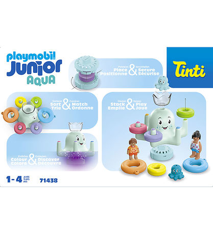 Playmobil Junior Aqua - Tinti - Colourful K... - 71438 - 17 Dele
