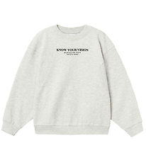 Name It Sweatshirt - NkfNakonni - Light Grey Melange