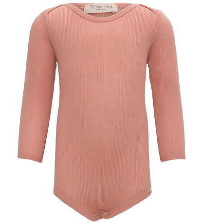 Minimalisma Body l/æ - Rib - Uld - Alaska - Cloudberry