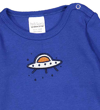 Freds World Body l/æ - Rib - Galaxy - Star Blue
