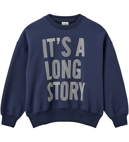 Sofie Schnoor Sweatshirt - Dark Navy m. Print