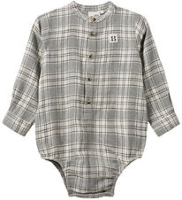 Sofie Schnoor Skjortebody - Khaki m. Tern