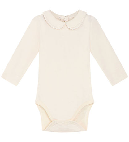Hust and Claire Body l/æ - Uld/Bambus - Beate - Ecru