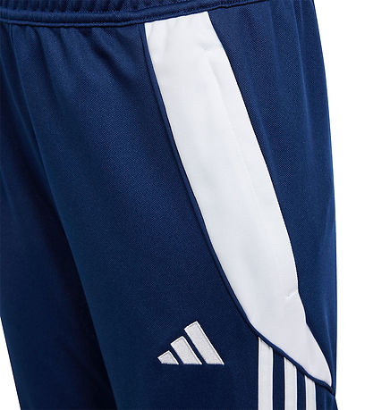 adidas Performance Træningsbukser - Tiro24 - Blå/Hvid