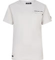 Indian Blue Jeans T-shirt - Pocket Zip - Grå