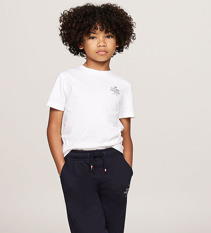 Tommy Hilfiger T-shirt - TH Logo Puff - White