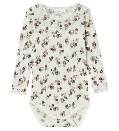Name It Body l/æ  - Uld - Noos - NmfWang - Snow White m. Hulmøns