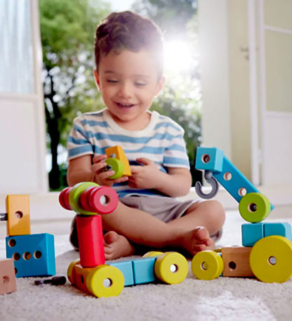 Hape Stablelegetøj - Træ - 44 Dele