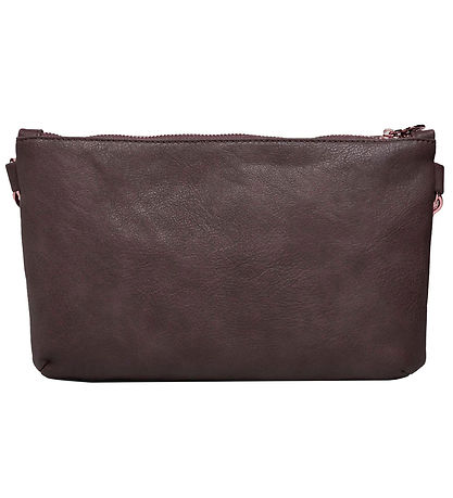 Rosemunde Clutch - Vegan - Dark Brown/Guld