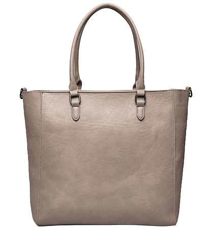 Rosemunde Shopper m. Clutch - 2 In 1 - Grey Black/Oxid