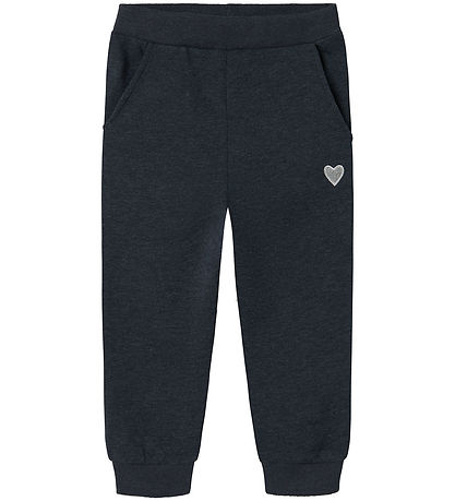 Name It Sweatpants - NmfVima - Dark Sapphire m. Hjerte