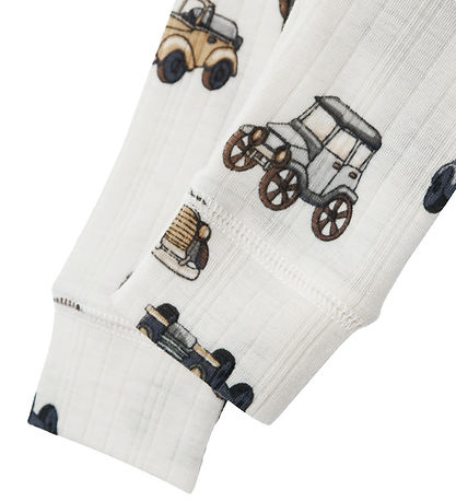 Name It Leggings - Uld - Noos - NbmWang - Snow White m. Biler