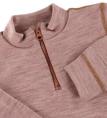 Joha Bluse - Wolle - Rust
