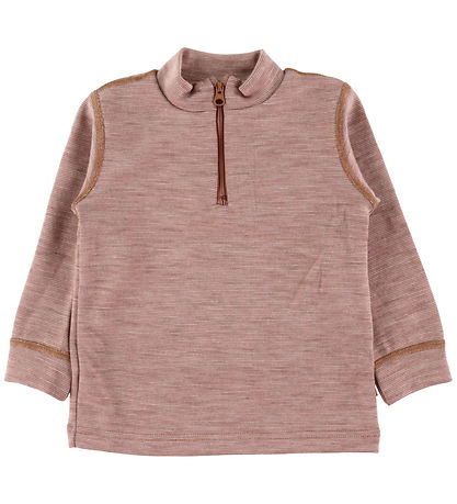 Joha Bluse - Wolle - Rust