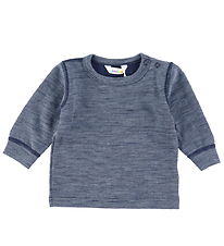 Joha Bluse - Uld - Blå