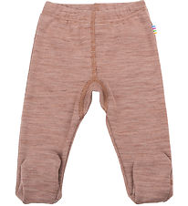 Joha Leggings m. Fødder - Uld - Rust