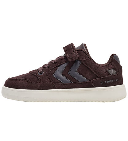 Hummel Sko - ST. Power Play Suede JR - Fudge