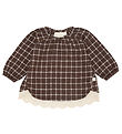 That's Mine Bluse - Henny - Dark Brown Melange