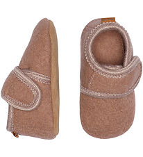 Melton Slippers - Wool - Fawn