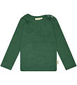 Petit Piao Bluse - Rib - Modal - Emerald Green