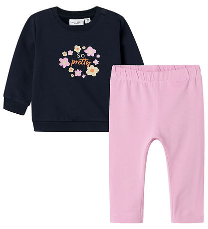 Name It Sæt - Sweatshirt/Leggings - NbfVuvivian - Pastel Lavende