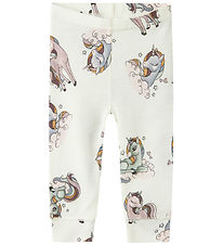 Name It Leggings - Uld - NbfWillitus - Snow White m. Enhjørninge