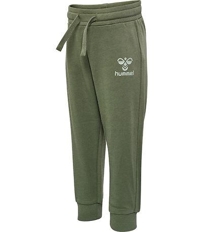 Hummel Sweatsæt - HmlHumming Crewsuit - Dusty Olive