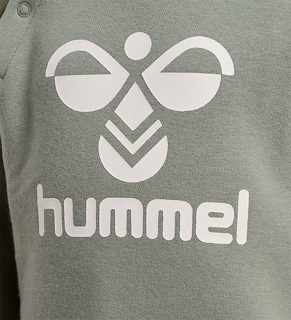 Hummel Sweatsæt - HmlHumming Crewsuit - Dusty Olive