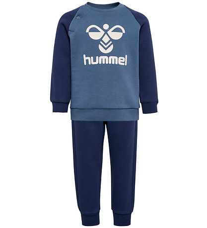 Hummel Sweatsæt - HmlHumming Crewsuit - Black Iris