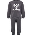 Hummel Sæt - HmlArine Crewsuit - Forged Iron
