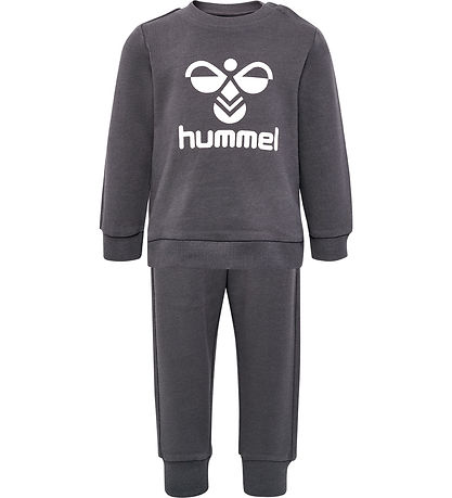 Hummel Sæt - HmlArine Crewsuit - Forged Iron