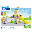 Playmobil Junior - Oplevelsestårn Med Isbod - 71703 - 18 Dele