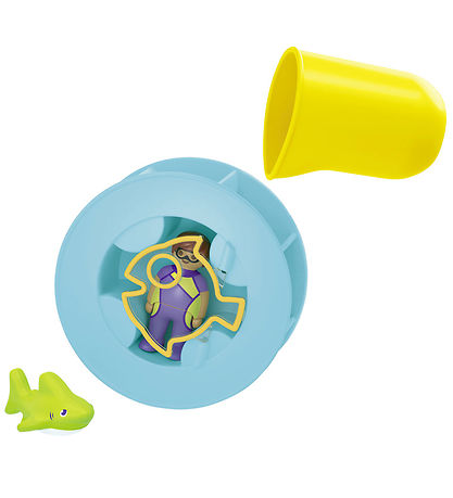 Playmobil Junior Aqua - Vandhjulet Med Babyhaj - 71688 - 6 Dele