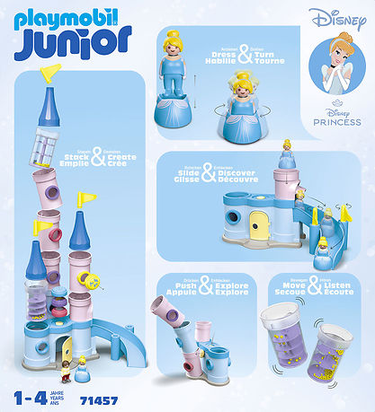 Playmobil Junior - Disney - Askepots Slot - 71457 - 25 Dele