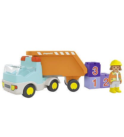 Playmobil Junior - Dump Truck - 71685 - 6 Dele