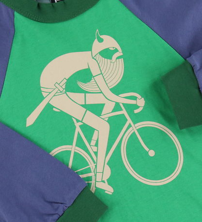 Danefæ Bluse - Danebasic Raglan - Multi 2 Biking Viking