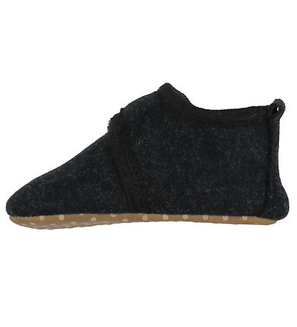 Mikk-Line Hjemmesko - Prewalker Felt - Dark Grey Melange