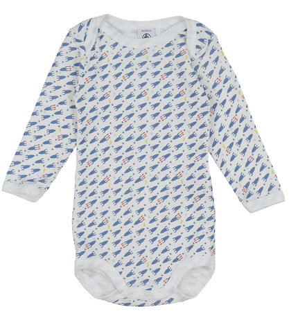 Petit Bateau Body l/æ - 3-pak - Blå/Beige