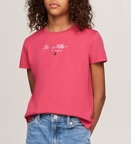 Tommy Hilfiger T-shirt - NYC Foil - Heritage Pink