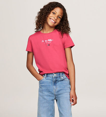 Tommy Hilfiger T-shirt - NYC Foil - Heritage Pink