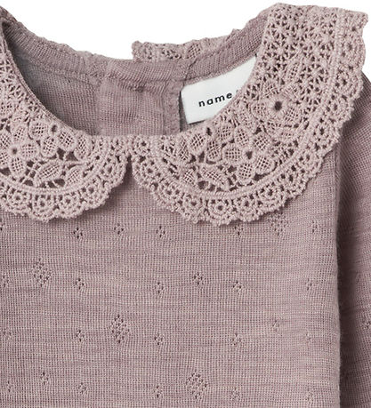 Name It Body l/æ - Uld - NbfWang - Purple Dove