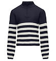 Kids Only Bluse - Half Zip - Noos - KogFranca - Night Sky/Cloud 