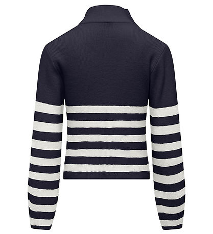 Kids Only Bluse - Half Zip - Noos - KogFranca - Night Sky/Cloud 
