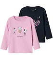Name It Bluse - NmfVix - 2-pak - Dark Sapphire/Pastel Lavender/P