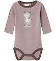 Name It Body l/æ - Uld - NbfWillit - Purple Dove