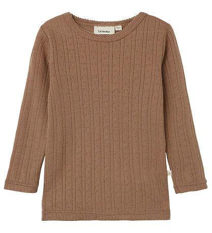 Lil Atelier Bluse - NmfNaima - Beaver Fur