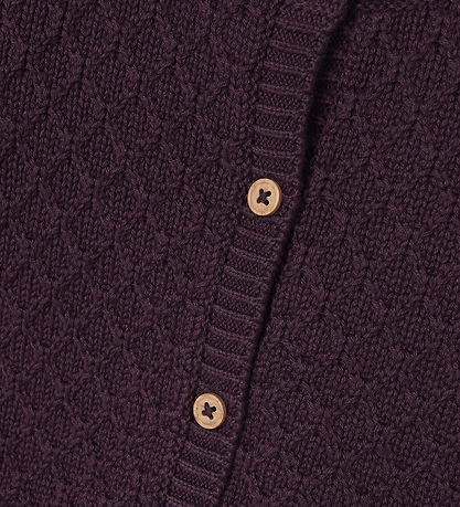 Name It Cardigan - Strik - NbfLomille - Plum Perfect